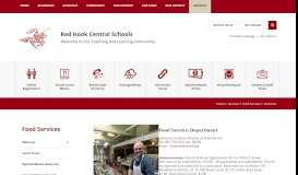 
							         Food Services / Welcome - Red Hook Central Schools								  
							    