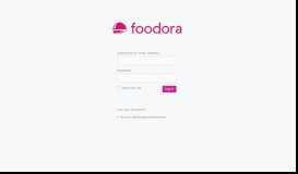 
							         foodora partner portal								  
							    