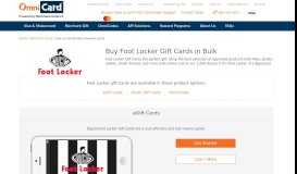 
							         Foot Locker Gift Cards Bulk | OmniCard Employee Rewards - OmniCard								  
							    