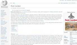 
							         Foot Locker - Wikipedia								  
							    