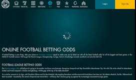 
							         Football Betting & Odds | Bet on Football with Grosvenor Sport								  
							    