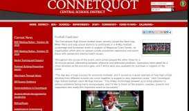 
							         Football Fundraiser - Connetquot Central School District								  
							    
