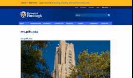 
							         Footer Info For Block - my.pitt.edu | University of Pittsburgh								  
							    