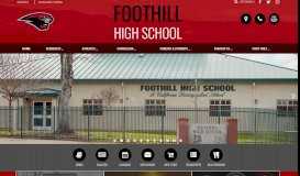 
							         Foothill High School - Home								  
							    