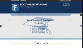 
							         Foothills Education Charter High School: Home								  
							    