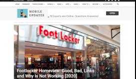 
							         Footlocker Homeview: Good, Bad, and Why Is Not Working ...								  
							    