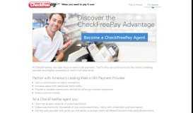 
							         For Agents - Online Bill Pay by CheckFreePay								  
							    