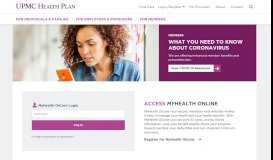 
							         For Current Members: General Information | UPMC Health Plan								  
							    