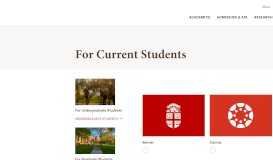 
							         For Current Students | Brown University								  
							    