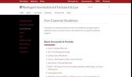 
							         For Current Students – Washington University School of Medicine in St ...								  
							    