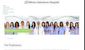 
							         For Employees - Athens-Limestone Hospital								  
							    