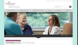 
							         For Employees | Covenant HealthCare								  
							    