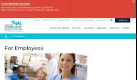 
							         For Employees | Doctors Community Hospital								  
							    