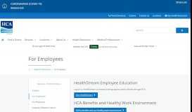 
							         For Employees | HCA North Florida Division | Tallahassee, FL								  
							    