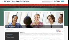 
							         For Employees | Kalispell Regional Healthcare								  
							    