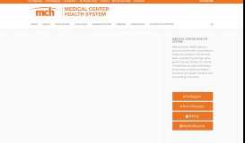 
							         For Employees | Medical Center Health System								  
							    