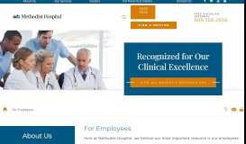 
							         For Employees | Methodist Hospital of Southern California								  
							    