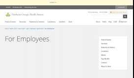 
							         For Employees - Northeast Georgia Health System								  
							    