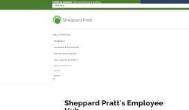 
							         For Employees | Sheppard Pratt Health System								  
							    