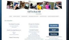 
							         For Families - EdTech@AB								  
							    