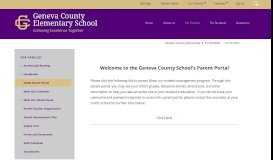 
							         For Families / iNOW Parent Portal - Geneva County Schools								  
							    
