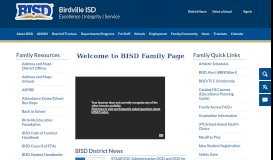 
							         For Family / Homepage - Birdville ISD								  
							    