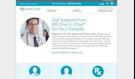 
							         For Healthcare Professionals - MS One to One®								  
							    