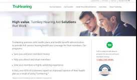
							         For Hearing Aids Provider - TruHearing								  
							    