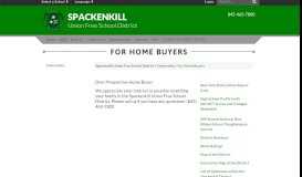 
							         For Home Buyers - Spackenkill Union Free School District								  
							    