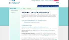 
							         For Indiana Dentists | Indiana State Dental Plans - DentaQuest								  
							    