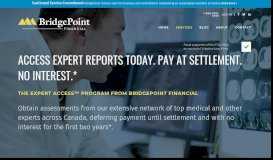 
							         For Lawyers | Expert Access | Bridgepoint Financial Services Inc.								  
							    