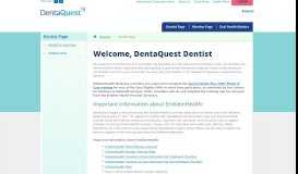 
							         For New York Dentists | New York State Dental Plans - DentaQuest								  
							    