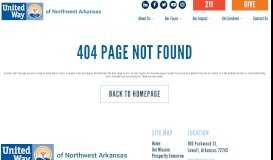 
							         For Nonprofits - United Way - United Way of Northwest Arkansas								  
							    