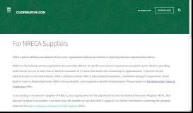 
							         For NRECA Suppliers - Cooperative.com								  
							    