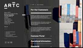 
							         For Our Customers – ARTC								  
							    