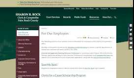 
							         For Our Employees | Clerk & Comptroller, Palm Beach County								  
							    