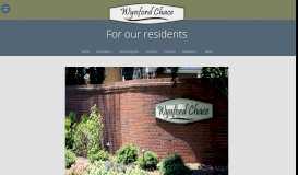 
							         For our residents | Wynford Chace								  
							    