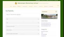 
							         For Parents - Allenstown Elementary School - SAU #53								  
							    