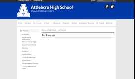 
							         For Parents - Attleboro High School								  
							    