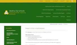 
							         For Parents / Blackboard/Parent Portal Instructions - Medina								  
							    