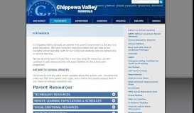 
							         For Parents - Chippewa Valley Schools Home Page								  
							    