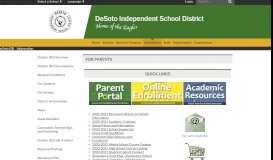 
							         For Parents - DeSoto ISD								  
							    