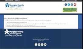 
							         For Parents | Douglas County School District								  
							    