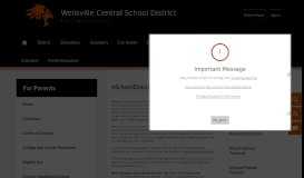 
							         For Parents / eSD Parent Portal - Wellsville Central School District								  
							    