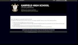 
							         For Parents - Garfield High School								  
							    