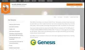 
							         For Parents / Genesis Parent Portal - Tenafly Public Schools								  
							    