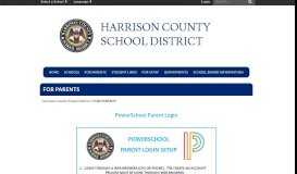 
							         For Parents - Harrison County School District								  
							    