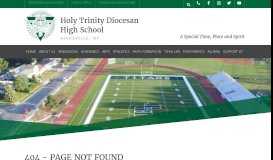 
							         For Parents - Holy Trinity Diocesan High School								  
							    