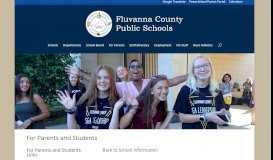 
							         For Parents Home | Fluvanna County Public Schools								  
							    