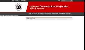 
							         For Parents - Logansport Community School Corporation								  
							    